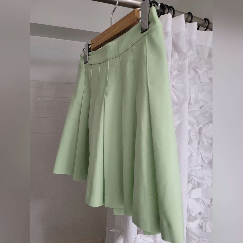 aritzia olive mini skirt Sunday Best